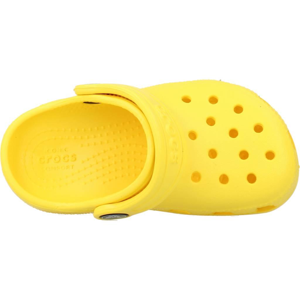 CROCS CLASSIC CLOG T en color AMARILLO (7)