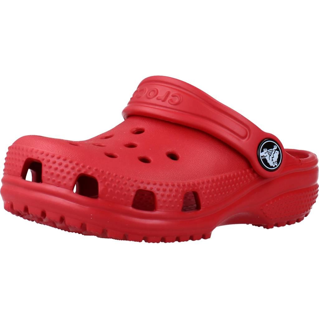CROCS CLASSIC CLOG T en color ROJO (1)