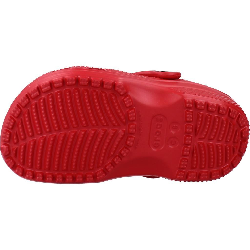 CROCS CLASSIC CLOG T en color ROJO (6)