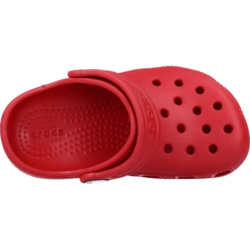 CROCS CLASSIC CLOG T en color ROJO (7)