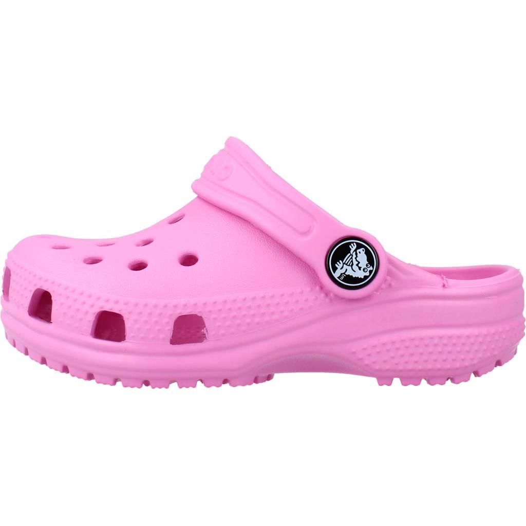 CROCS CLASSIC CLOG T en color ROSA (2)