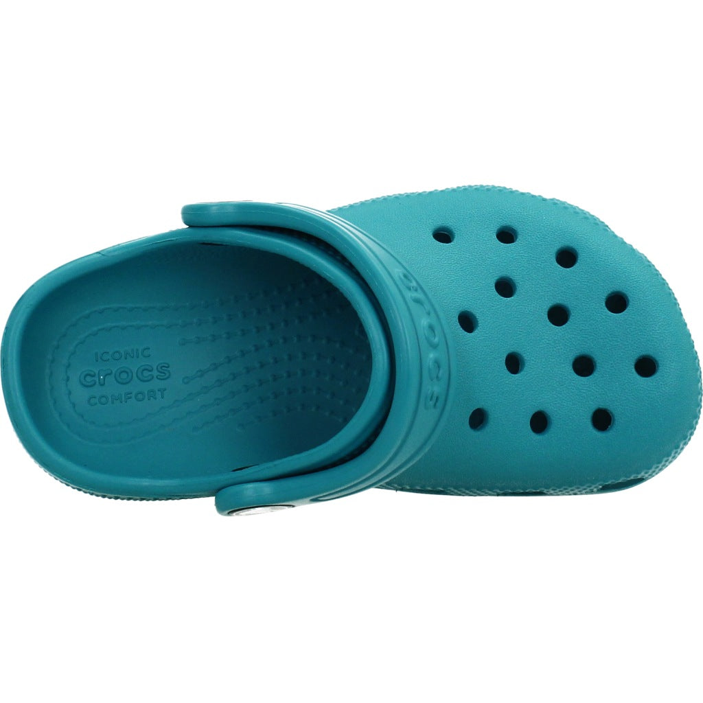 CROCS CLASSIC CLOG T en color AZUL (6)