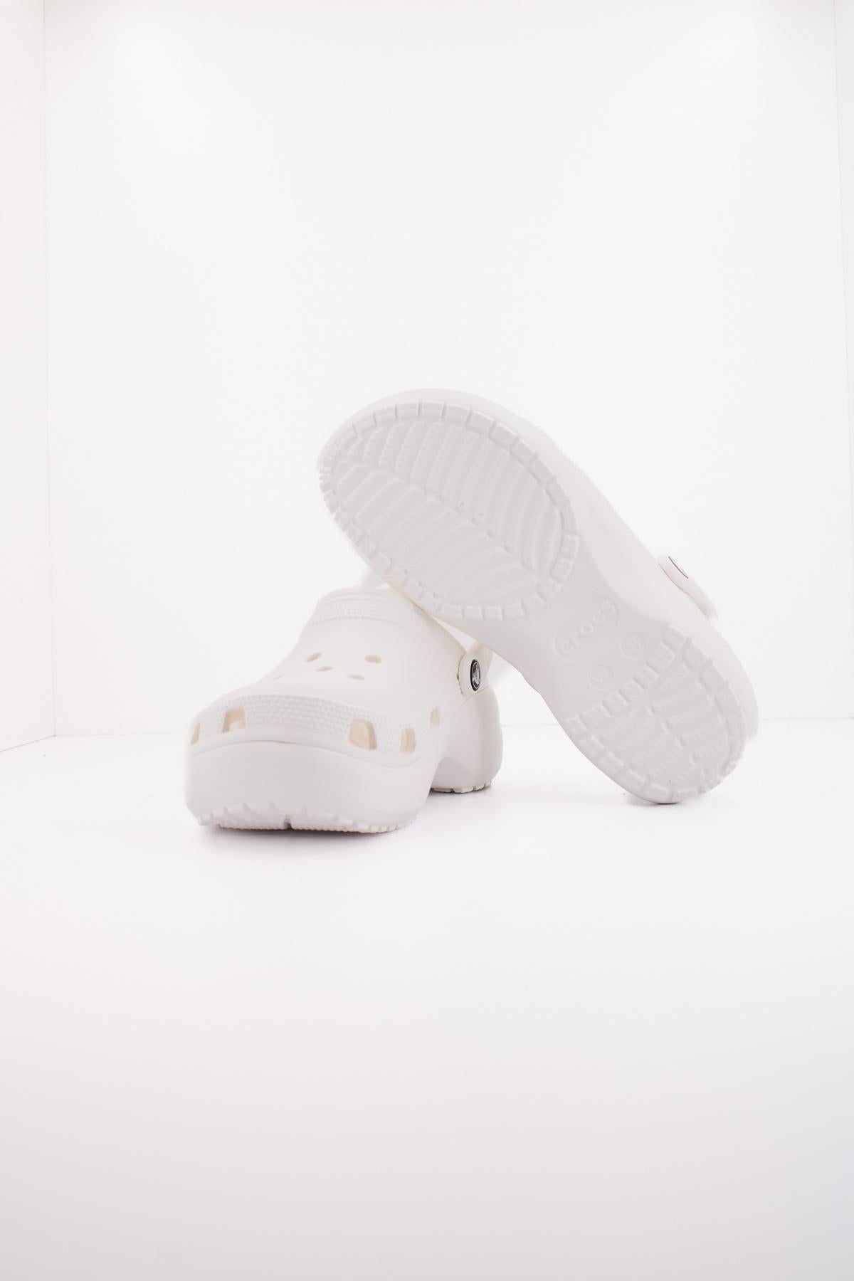 CROCS CLASSIC PLATFORM CLOG W en color BLANCO (4)