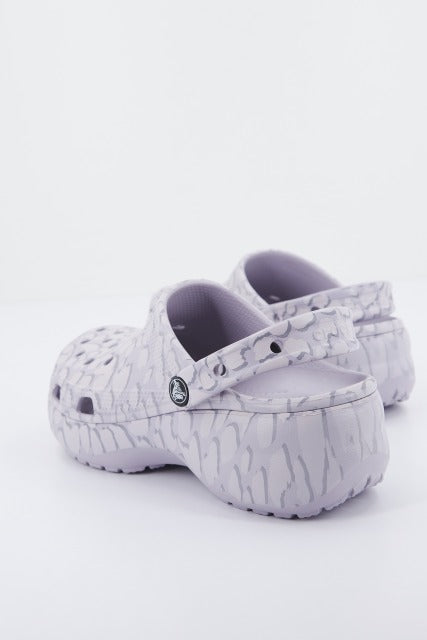CROCS CLASSIC PLATFORM HER CLOG en color VIOLETA (3)