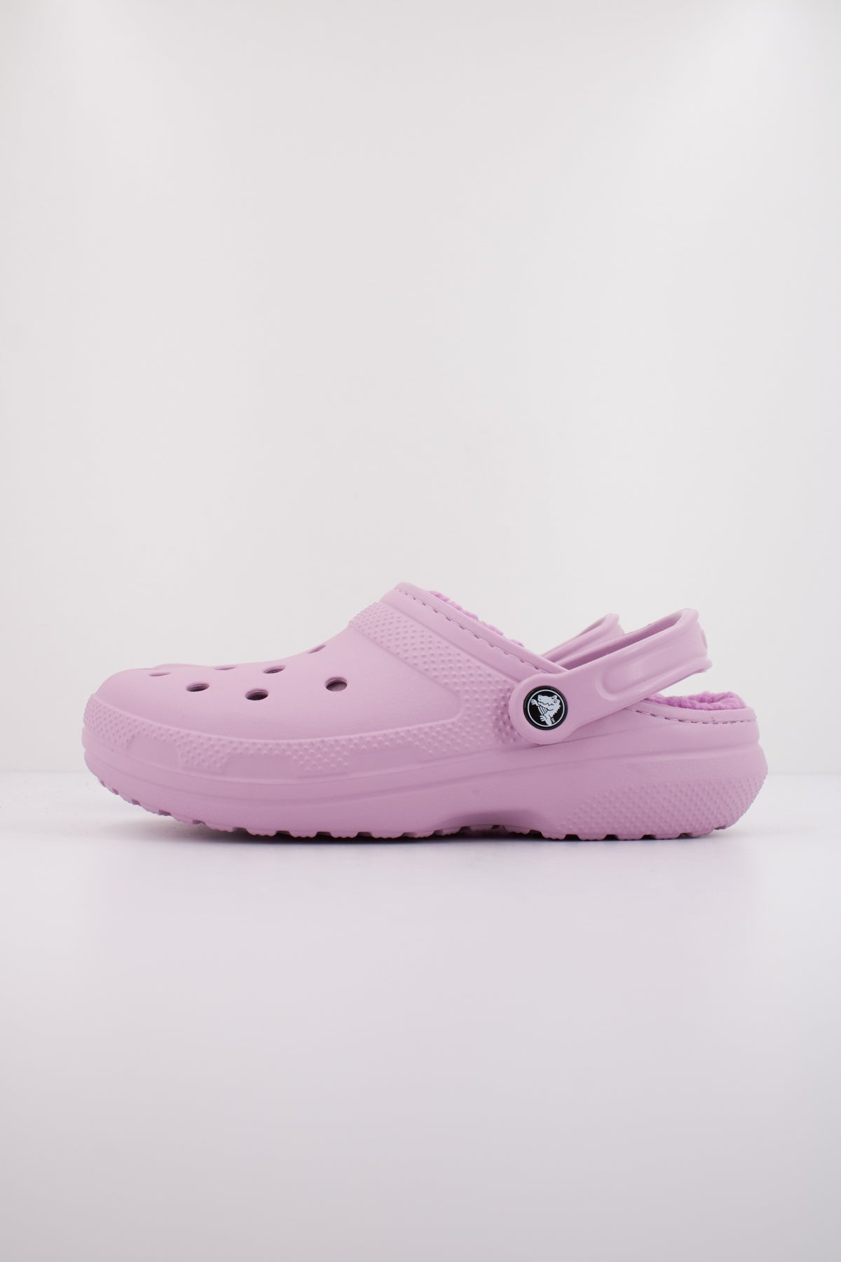 CROCS CLASSIC LINED CLOG en color ROSA (1)