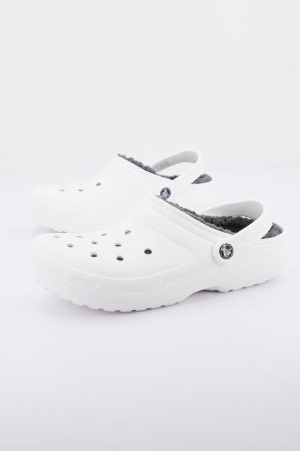 CROCS CLASSIC LINED CLOG en color BLANCO (3)