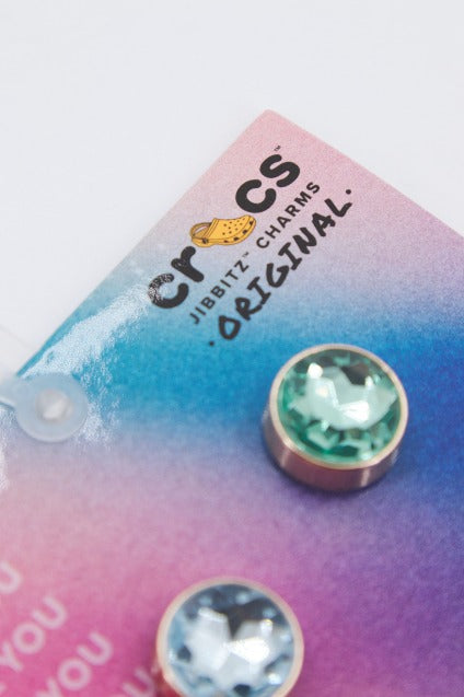 CROCS JIBBITZ CHARMS ORIGINAL GOLD AND GEM PACK en color MULTICOLOR (2)
