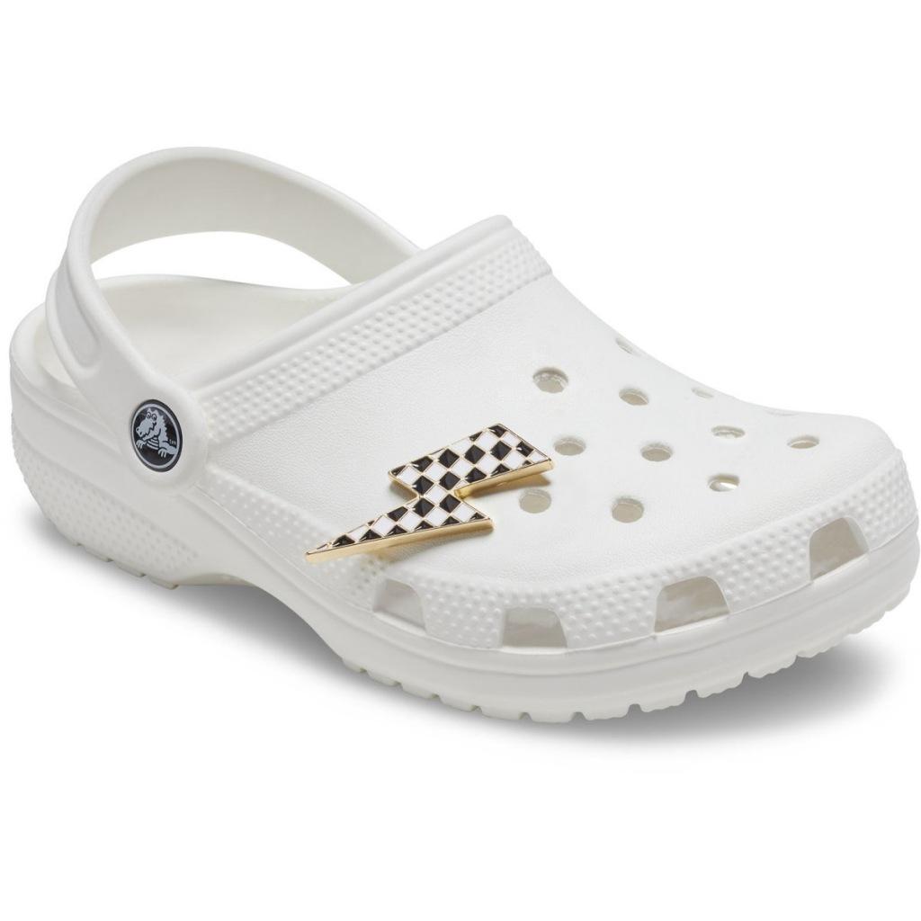 CROCS DADOS IMPRIMIR RAYO en color BLANCO (5)