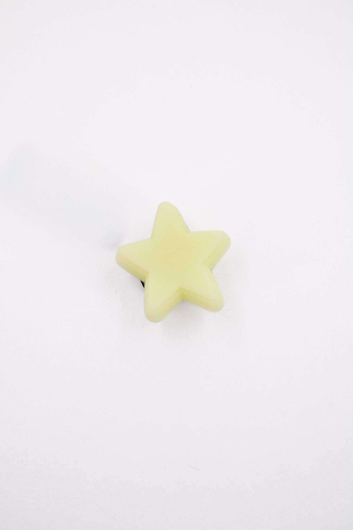 CROCS ESTRELLA QUE BRILLA EN LA OSCURIDAD en color AMARILLO (1)