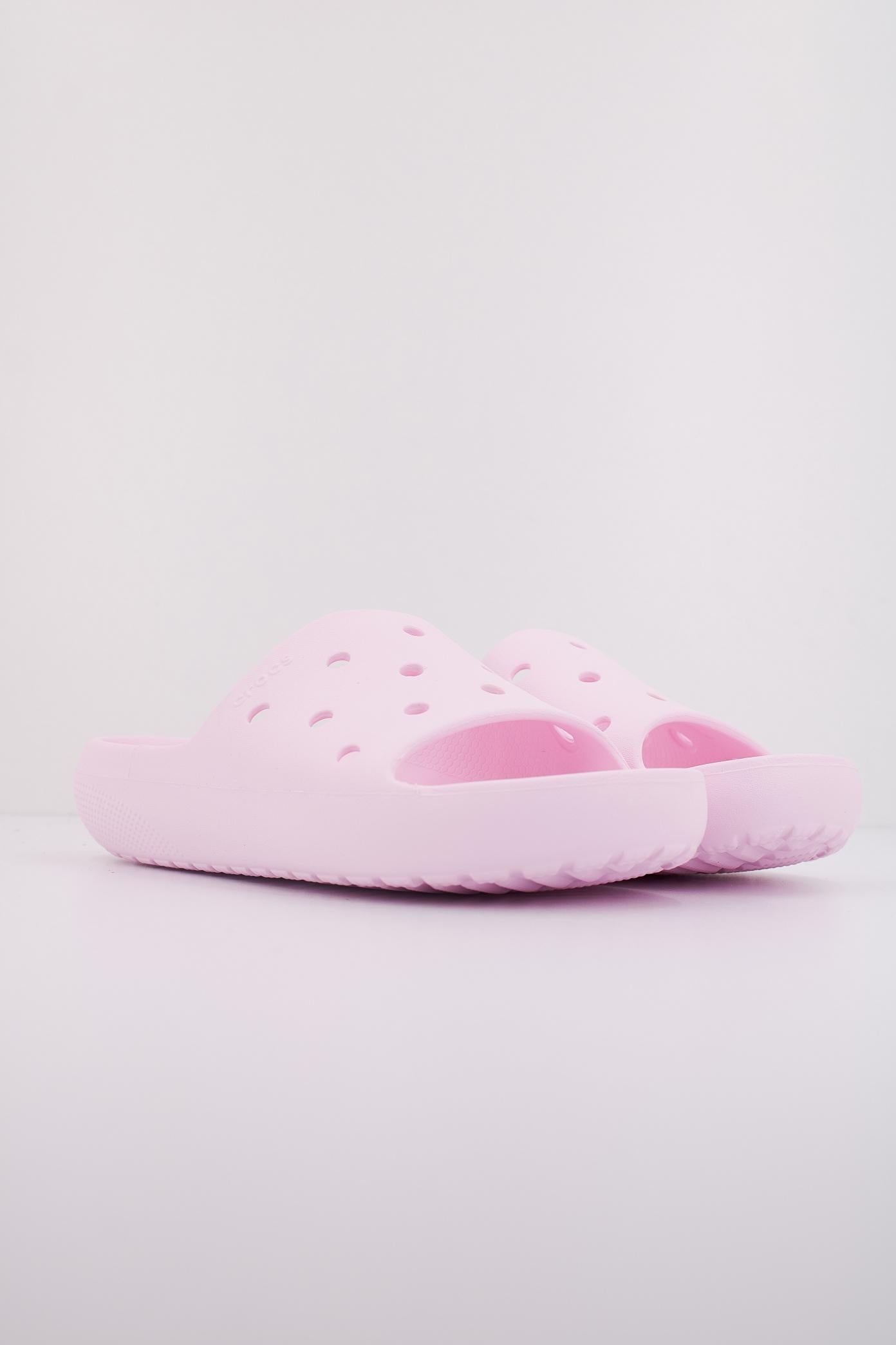 CROCS CLASSIC SLIDE V en color ROSA (2)
