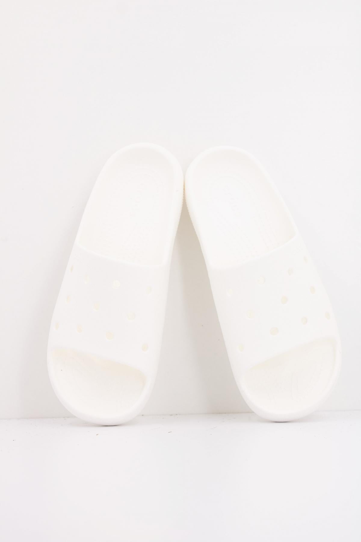 CROCS CLASSIC SLIDE V U en color BLANCO (3)