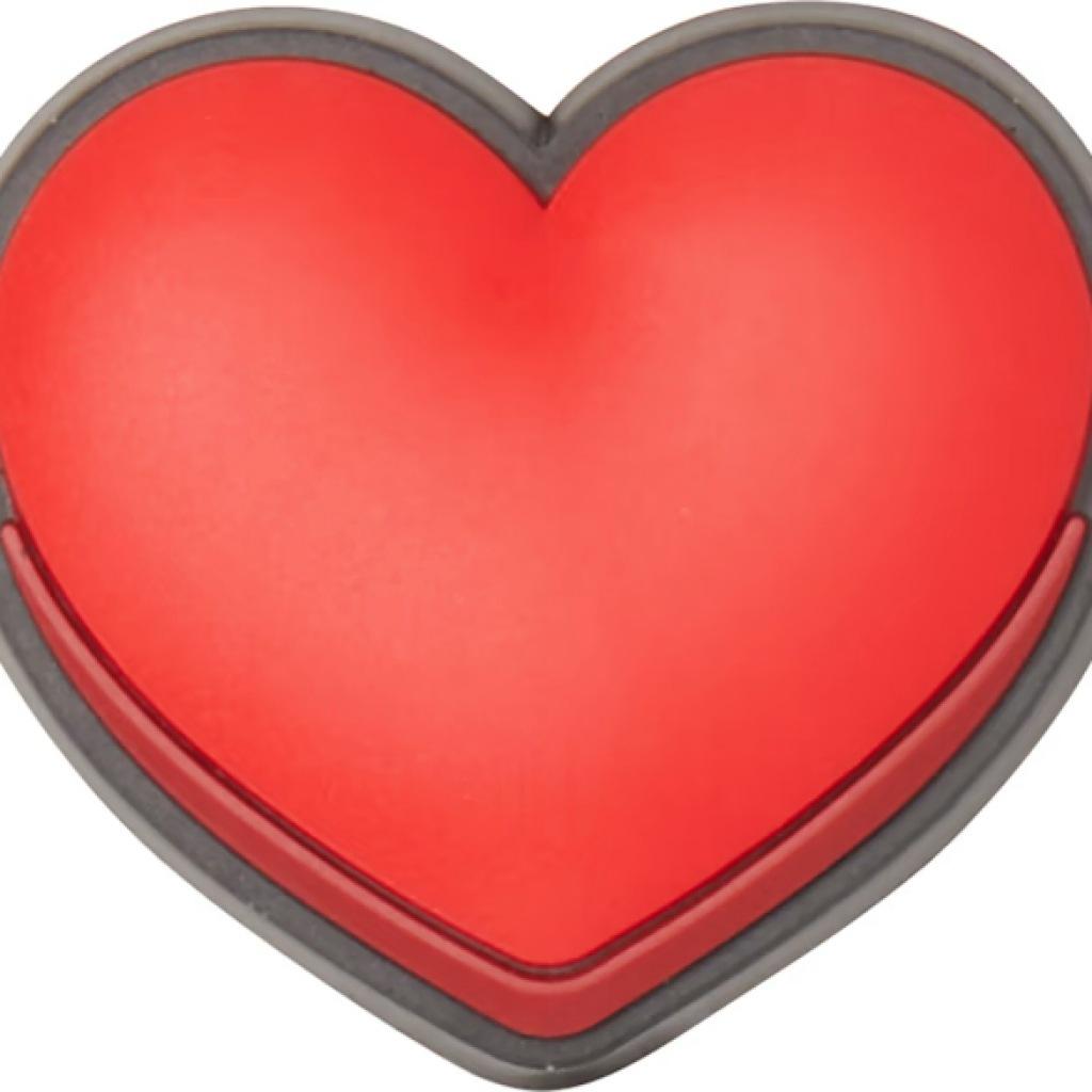 CROCS JIBBITS HEART en color ROJO (3)