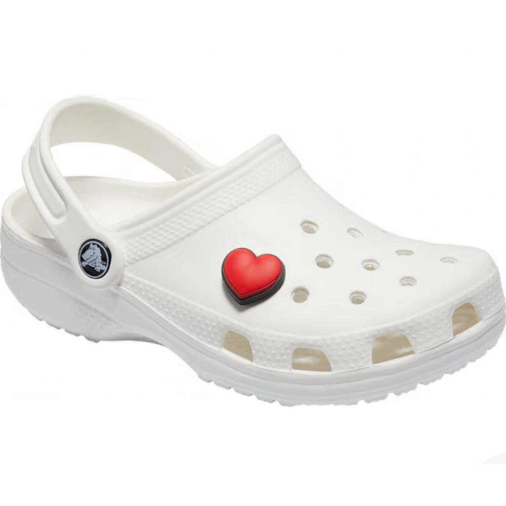 CROCS JIBBITS HEART en color ROJO (4)