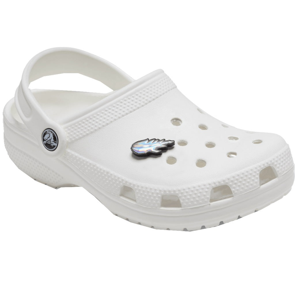 CROCS IRIDESCENT METEOR en color PLATA (4)