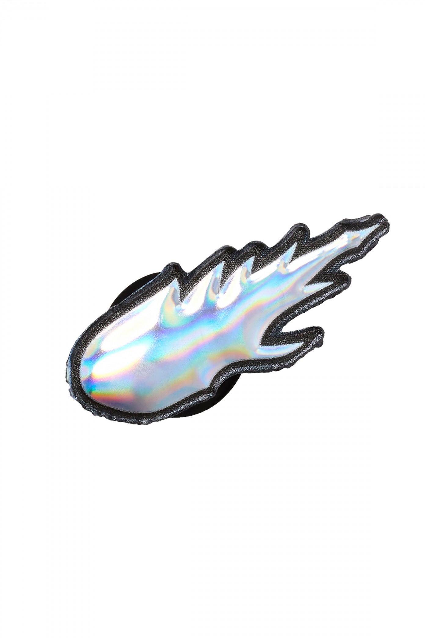 CROCS IRIDESCENT METEOR en color PLATA (2)