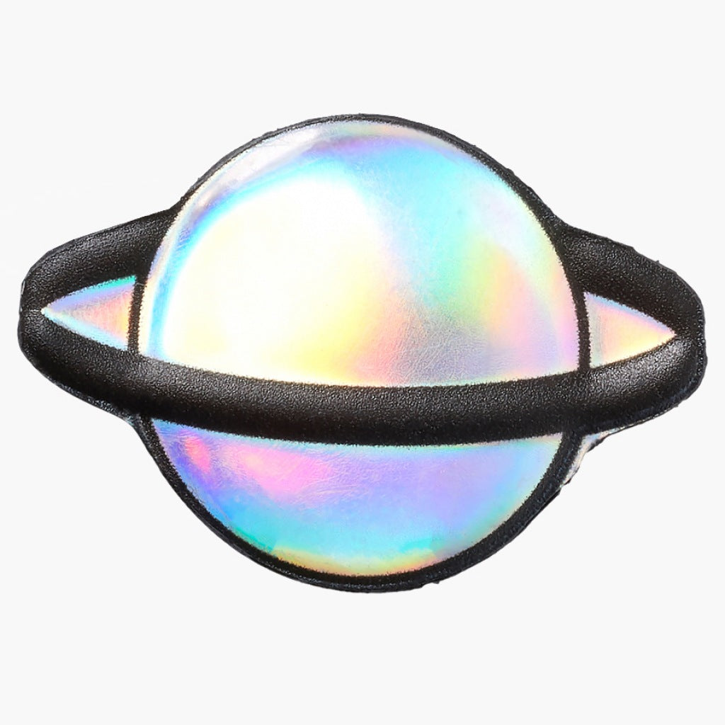CROCS IRIDISCENT SATURN en color PLATA (5)