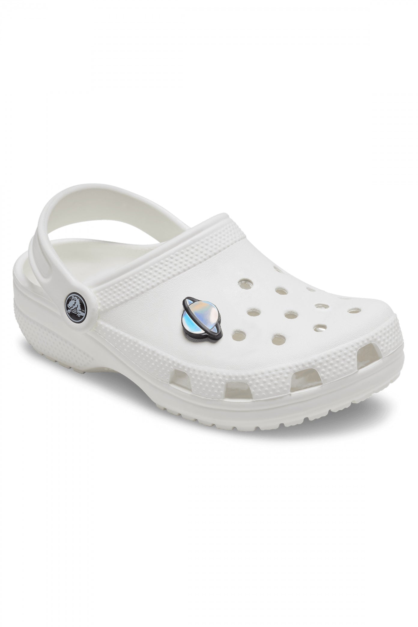 CROCS IRIDISCENT SATURN en color PLATA (1)