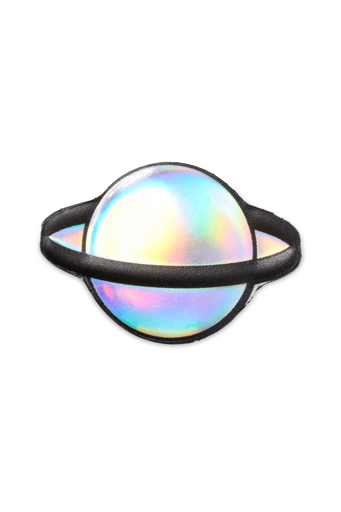 CROCS IRIDISCENT SATURN en color PLATA (2)