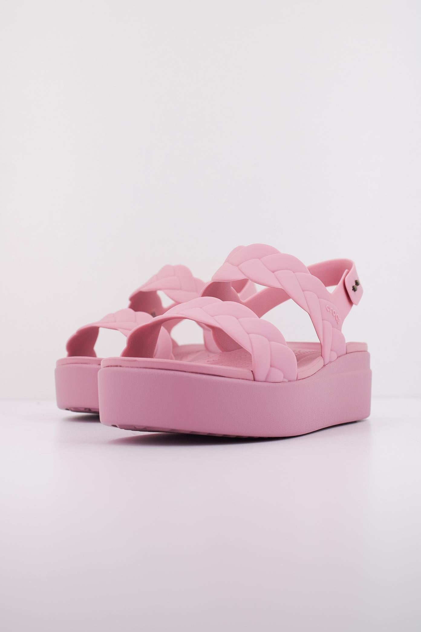 CROCS BROOKLYN WOVEN UPPER LW en color ROSA (2)