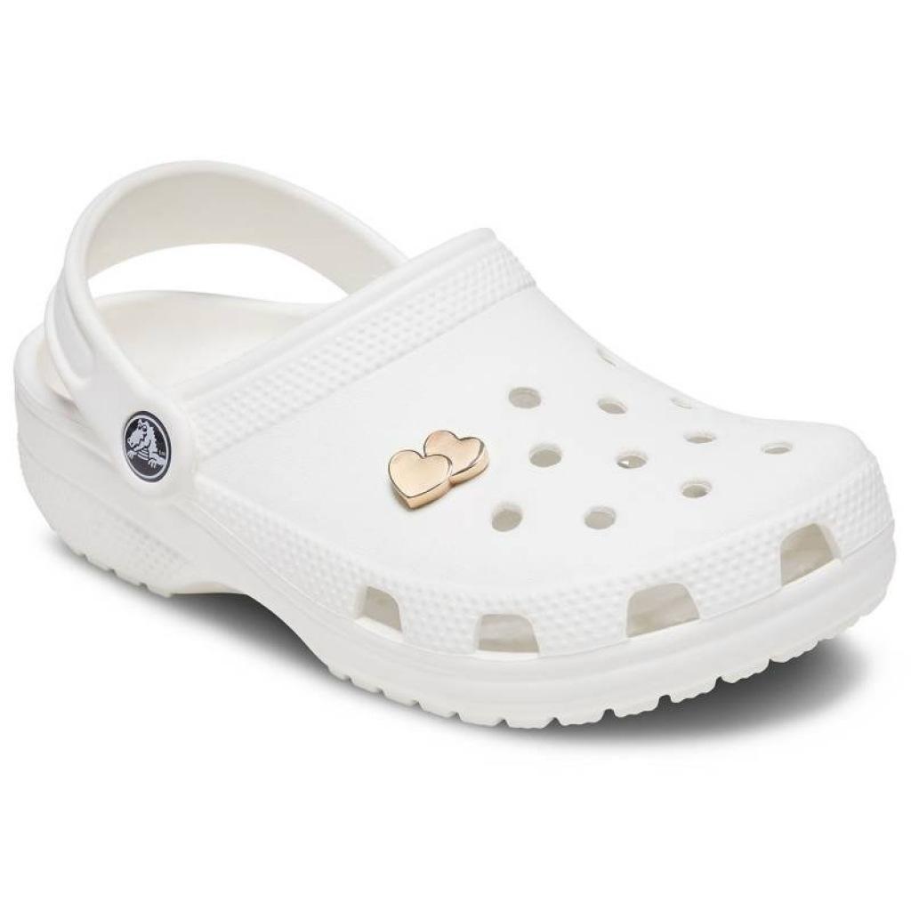 CROCS GOLD DOUBLE HEART en color ORO (4)