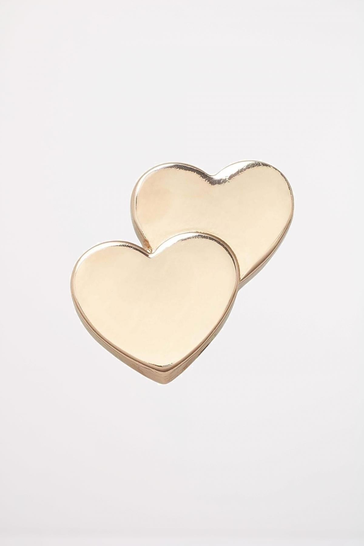 CROCS GOLD DOUBLE HEART en color ORO (1)