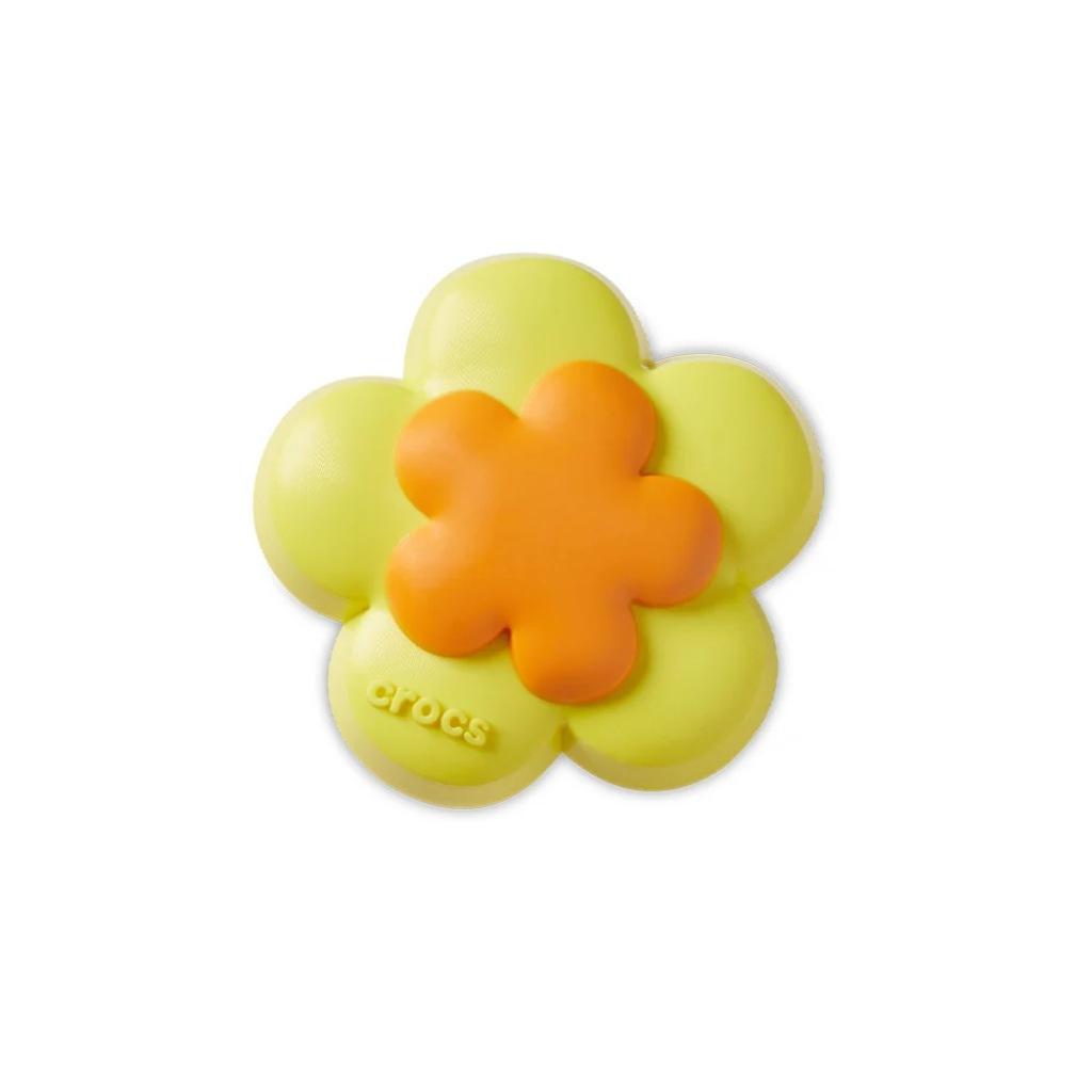 CROCS YELLOW DOUBLE FLOWER en color AMARILLO (4)