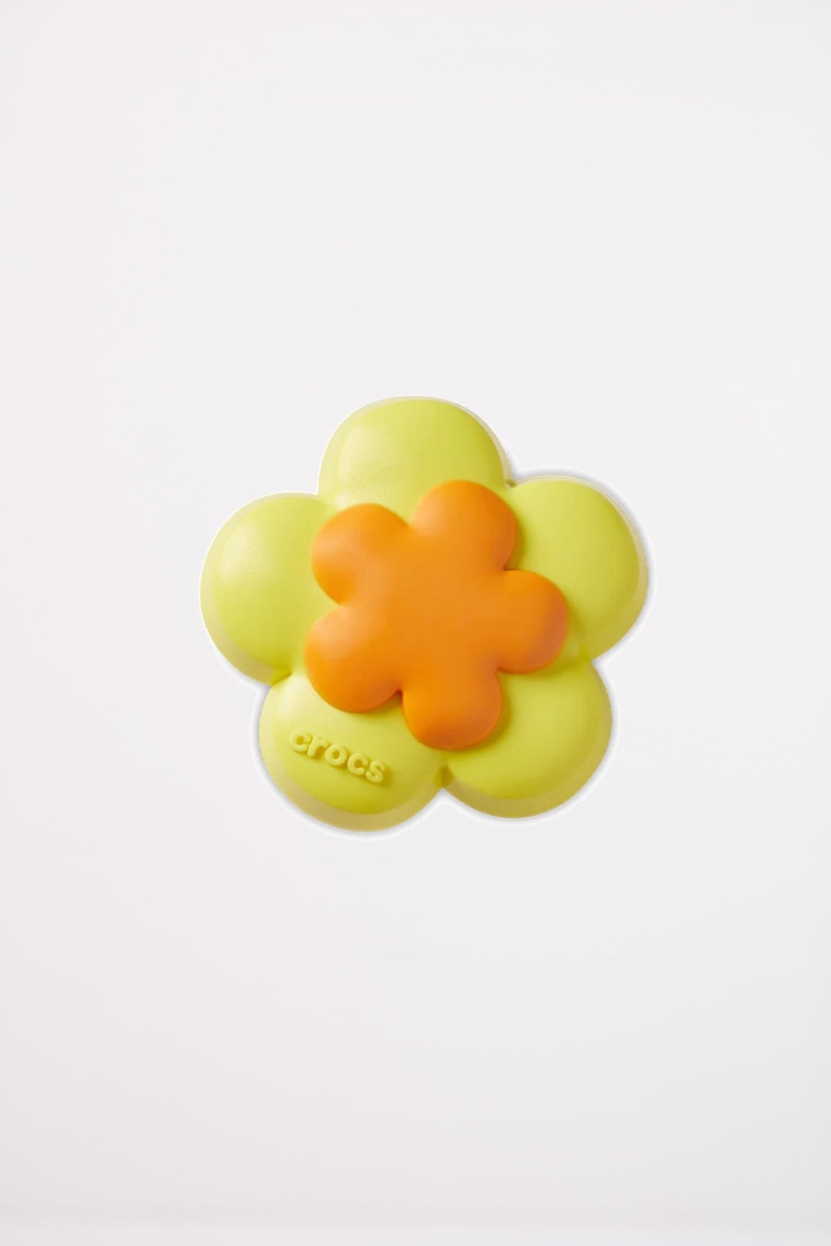 CROCS YELLOW DOUBLE FLOWER en color AMARILLO (1)