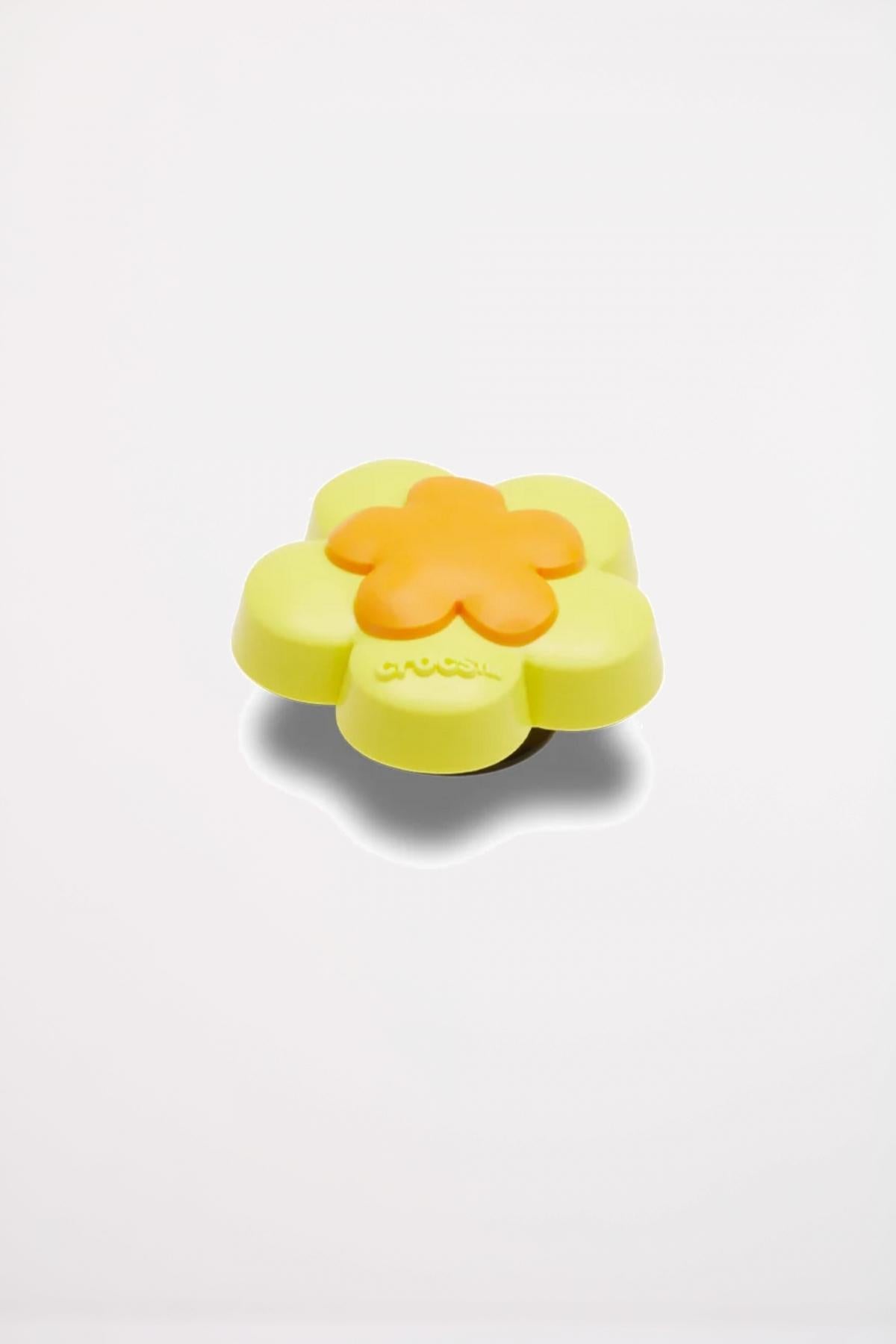 CROCS YELLOW DOUBLE FLOWER en color AMARILLO (2)