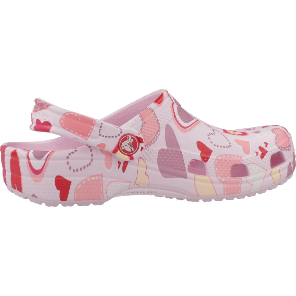 CROCS CLASSIC VDAY CLOG K en color ROSA (4)
