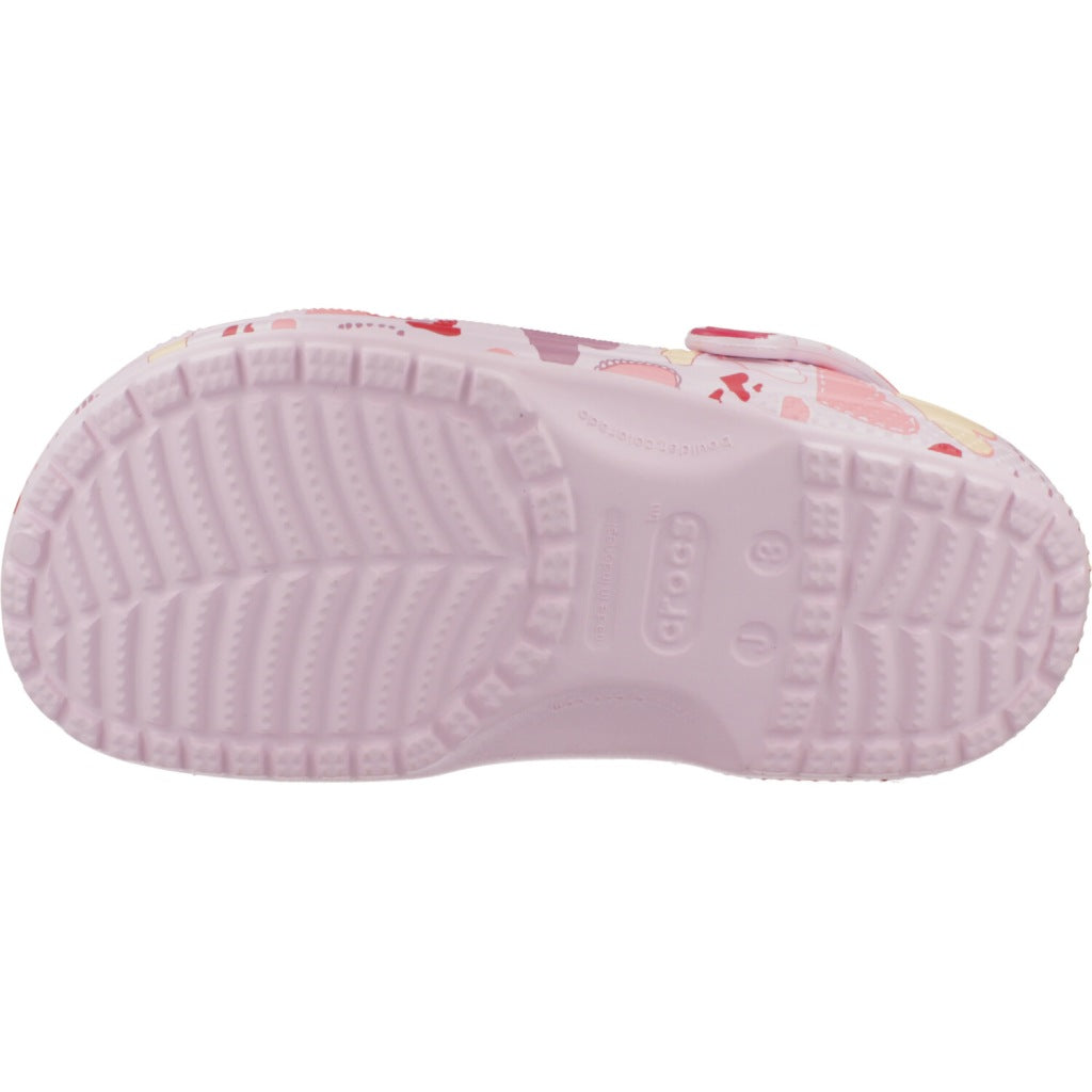 CROCS CLASSIC VDAY CLOG K en color ROSA (6)