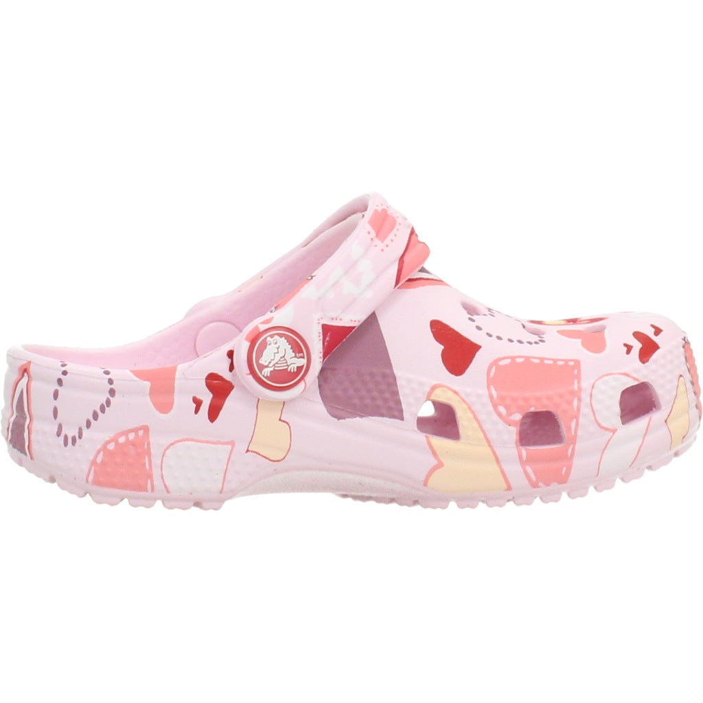 CROCS CLASSIC VDAY CLOG K en color ROSA (4)