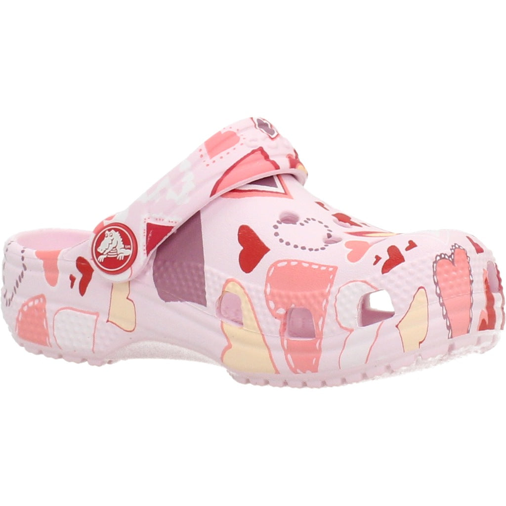 CROCS CLASSIC VDAY CLOG K en color ROSA (5)