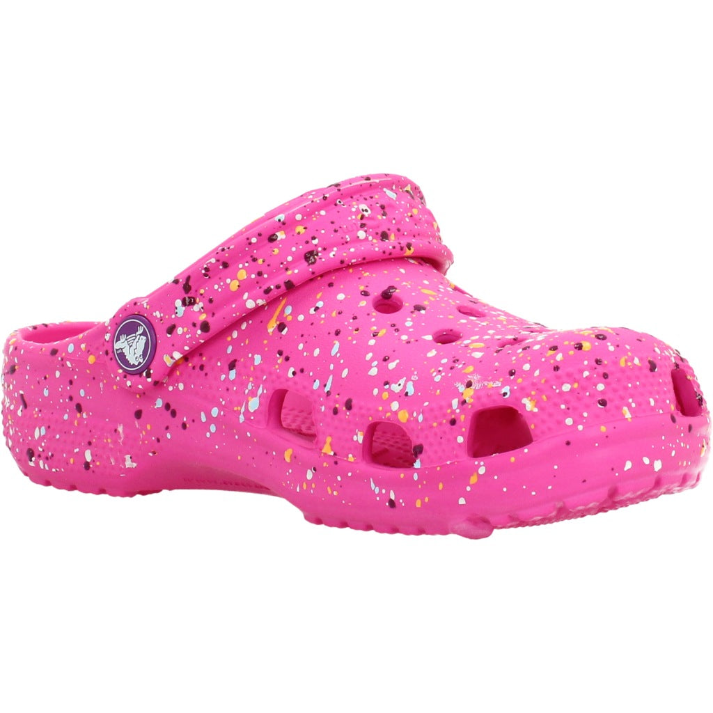 CROCS CLASSIC PAINT SPLATT en color ROSA (5)