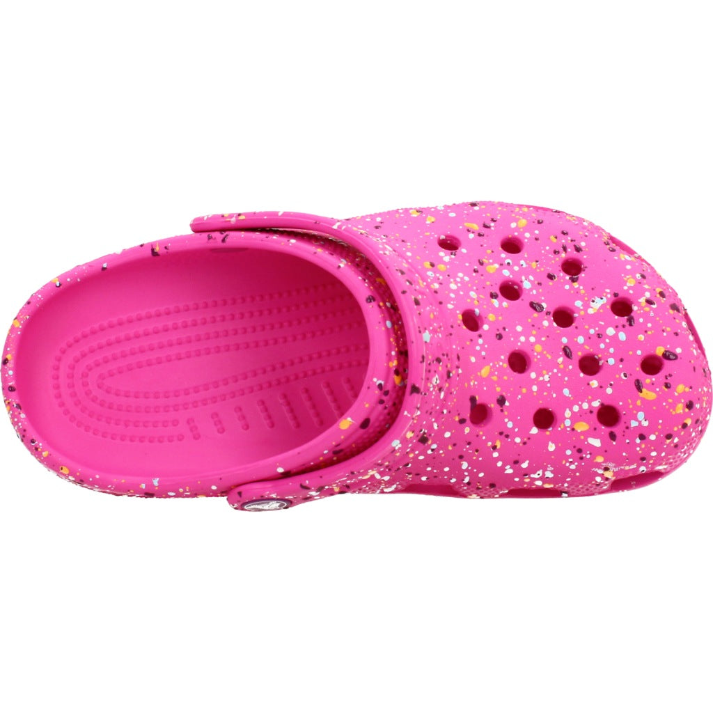 CROCS CLASSIC PAINT SPLATT en color ROSA (6)