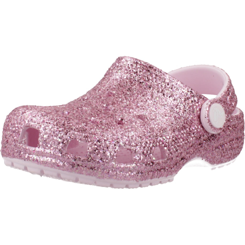 CROCS CLASSIC CHUNKY GLITT en color ROSA (1)