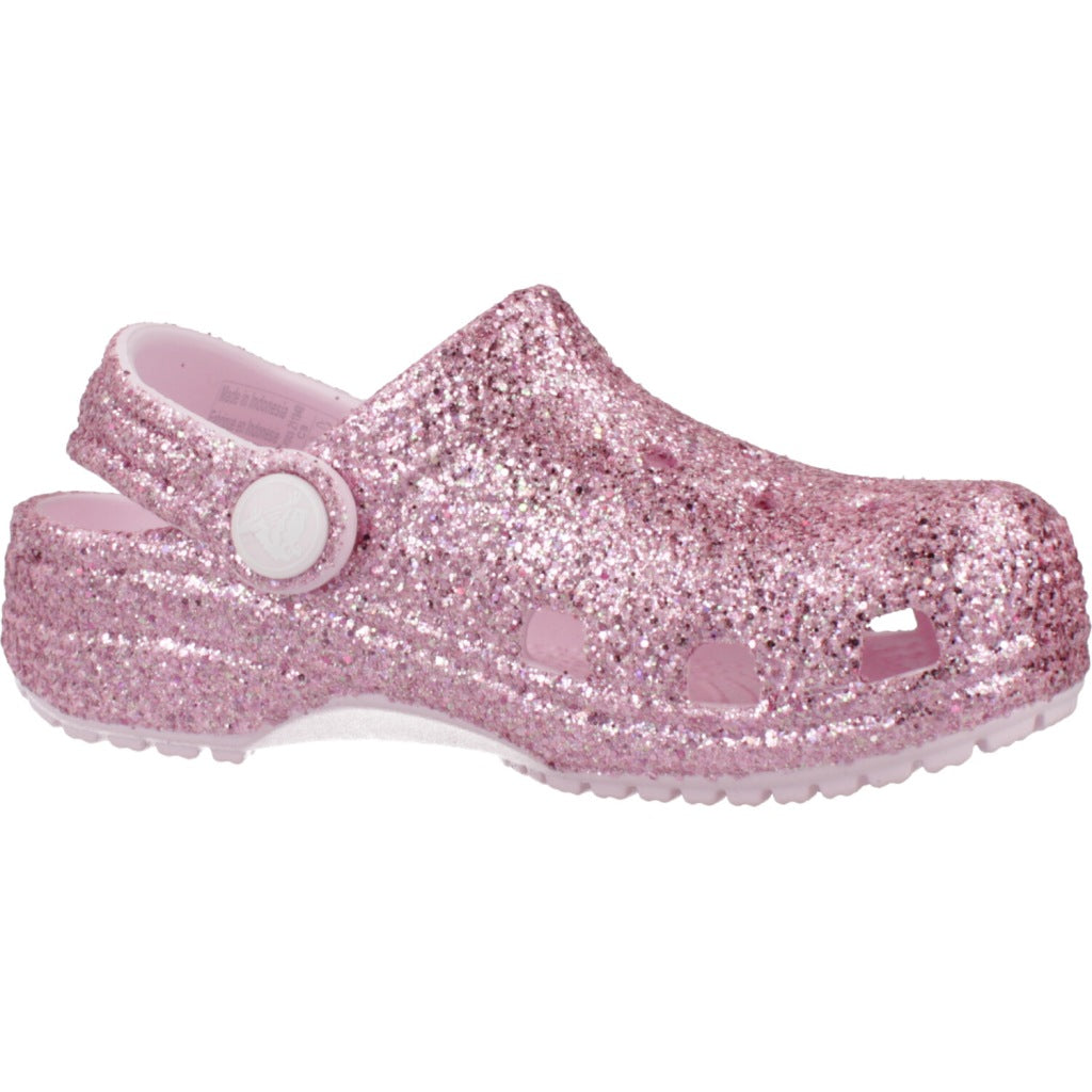 CROCS CLASSIC CHUNKY GLITT en color ROSA (5)