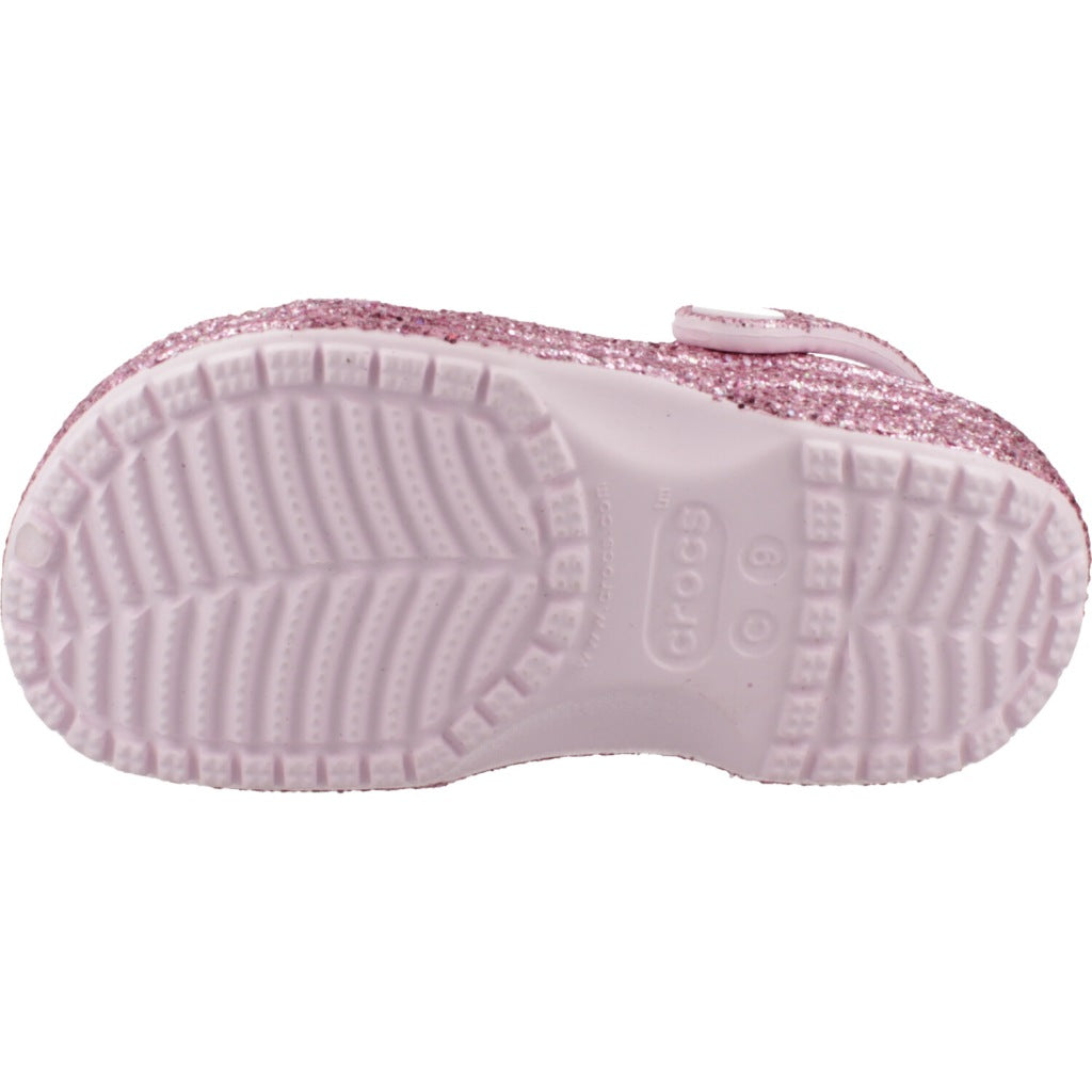 CROCS CLASSIC CHUNKY GLITT en color ROSA (6)