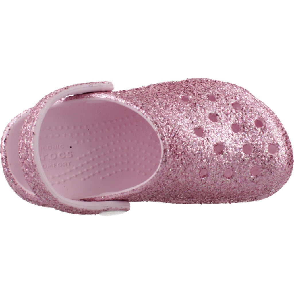 CROCS CLASSIC CHUNKY GLITT en color ROSA (7)