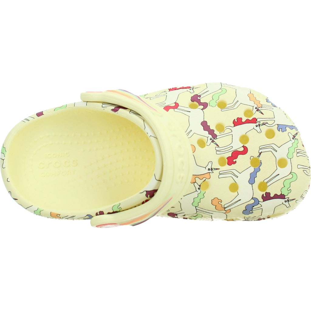 CROCS CLASSIC DRAGON en color AMARILLO (6)