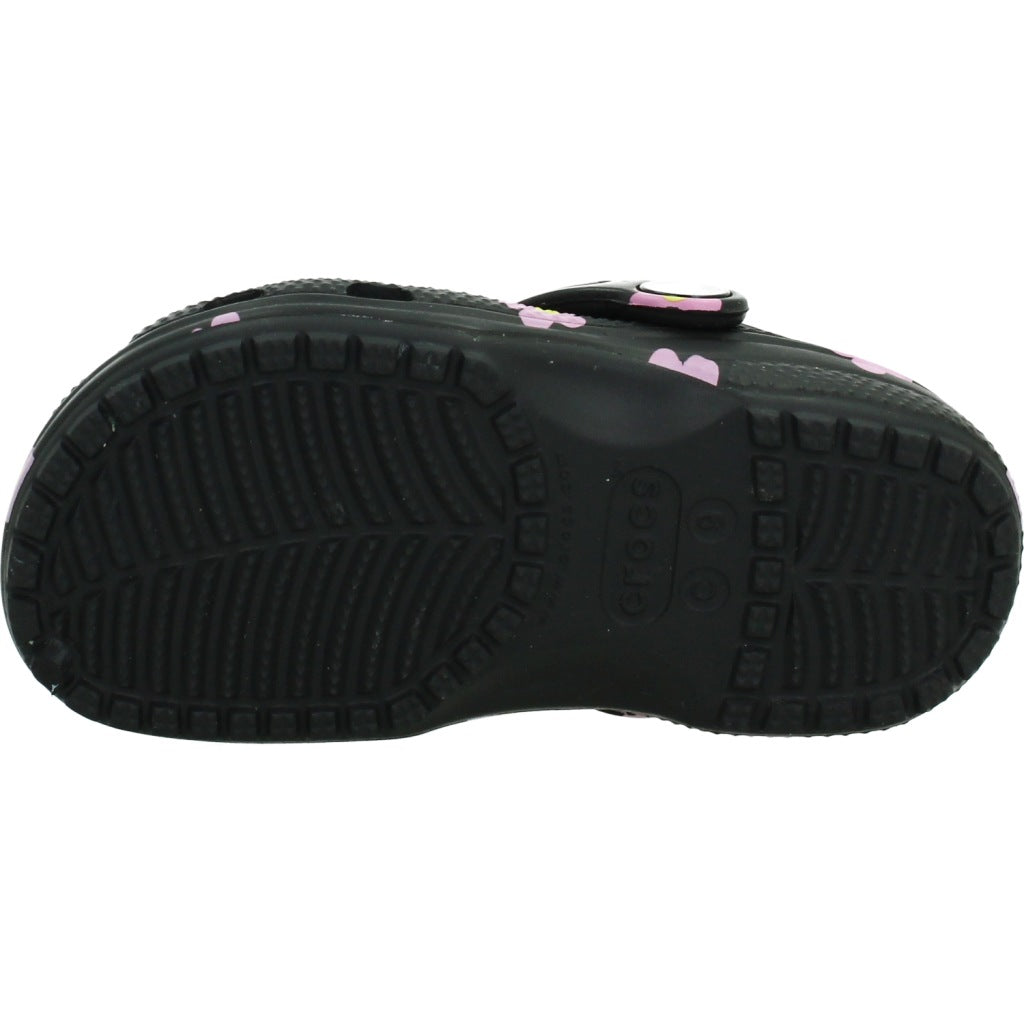 CROCS CLASSIC FLOWER CLOG en color NEGRO (7)