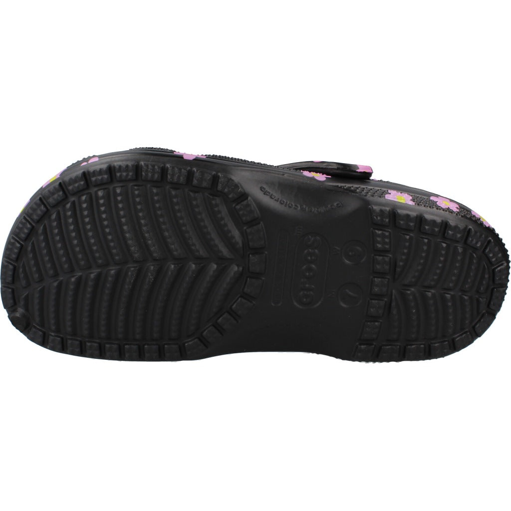 CROCS SANDALIA CLASSIC FLOWER CLO en color NEGRO (6)