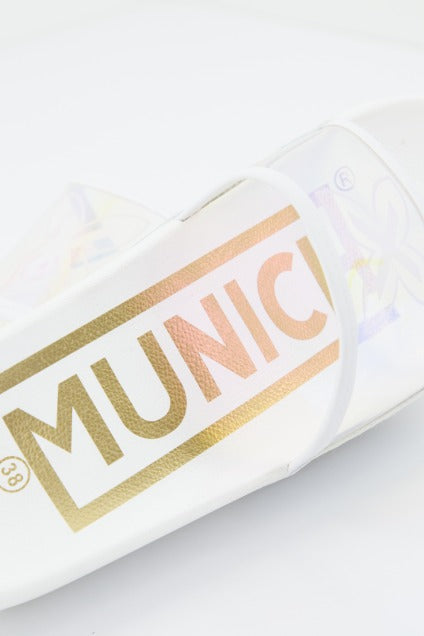 MUNICH LATFORM SLIDER IRIDESCENT en color BLANCO (4)