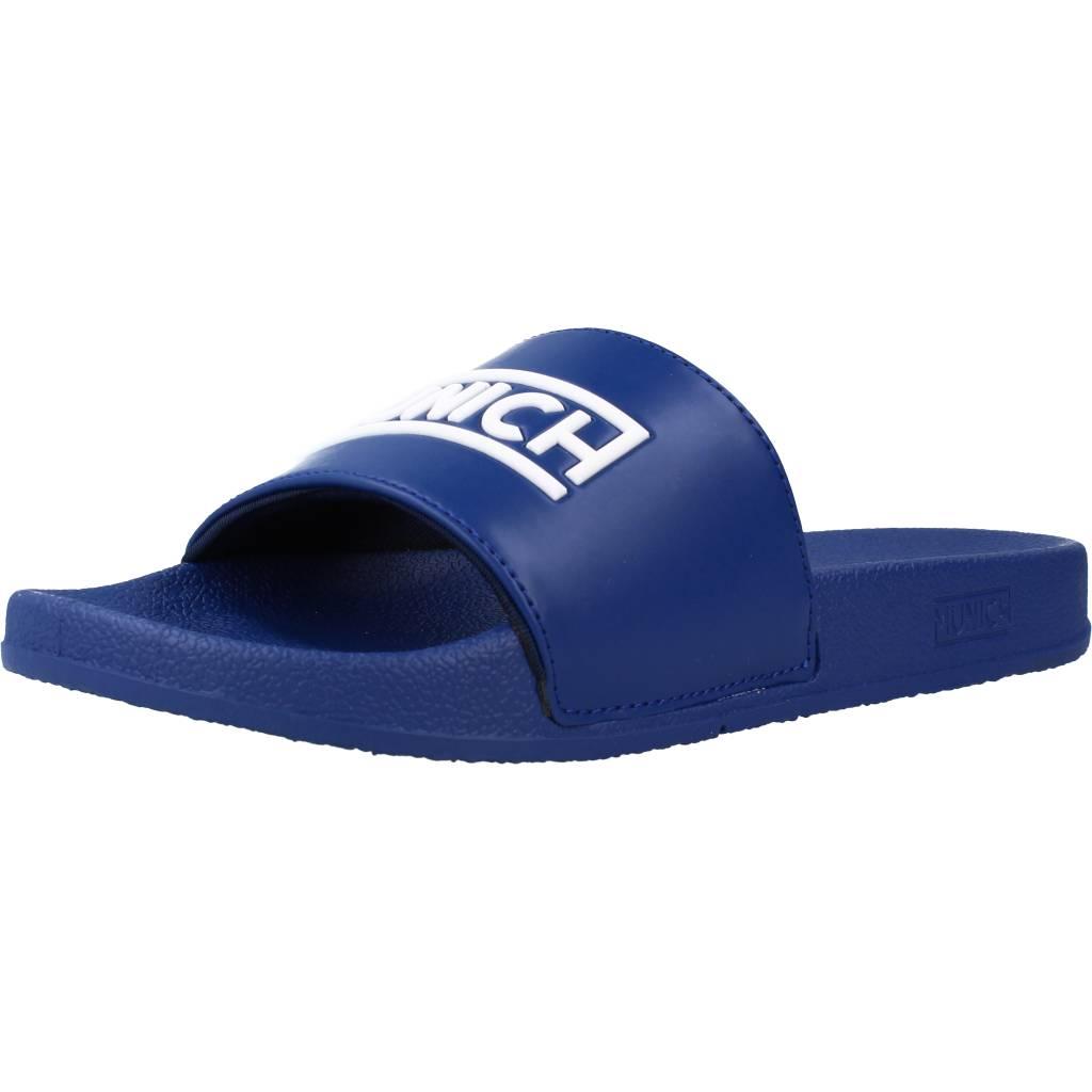 MUNICH FLAT SLIDER D LOGO en color AZUL (1)