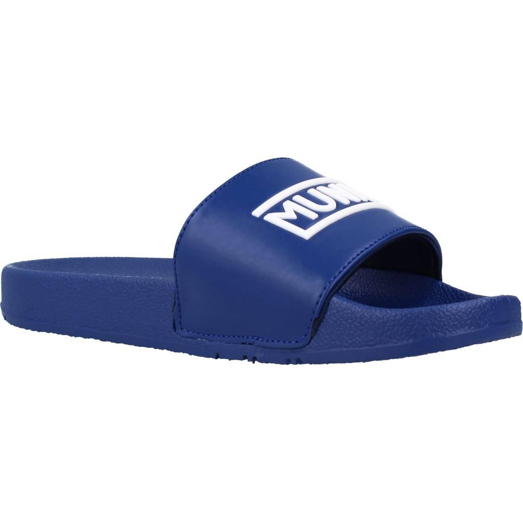 MUNICH FLAT SLIDER D LOGO en color AZUL (5)