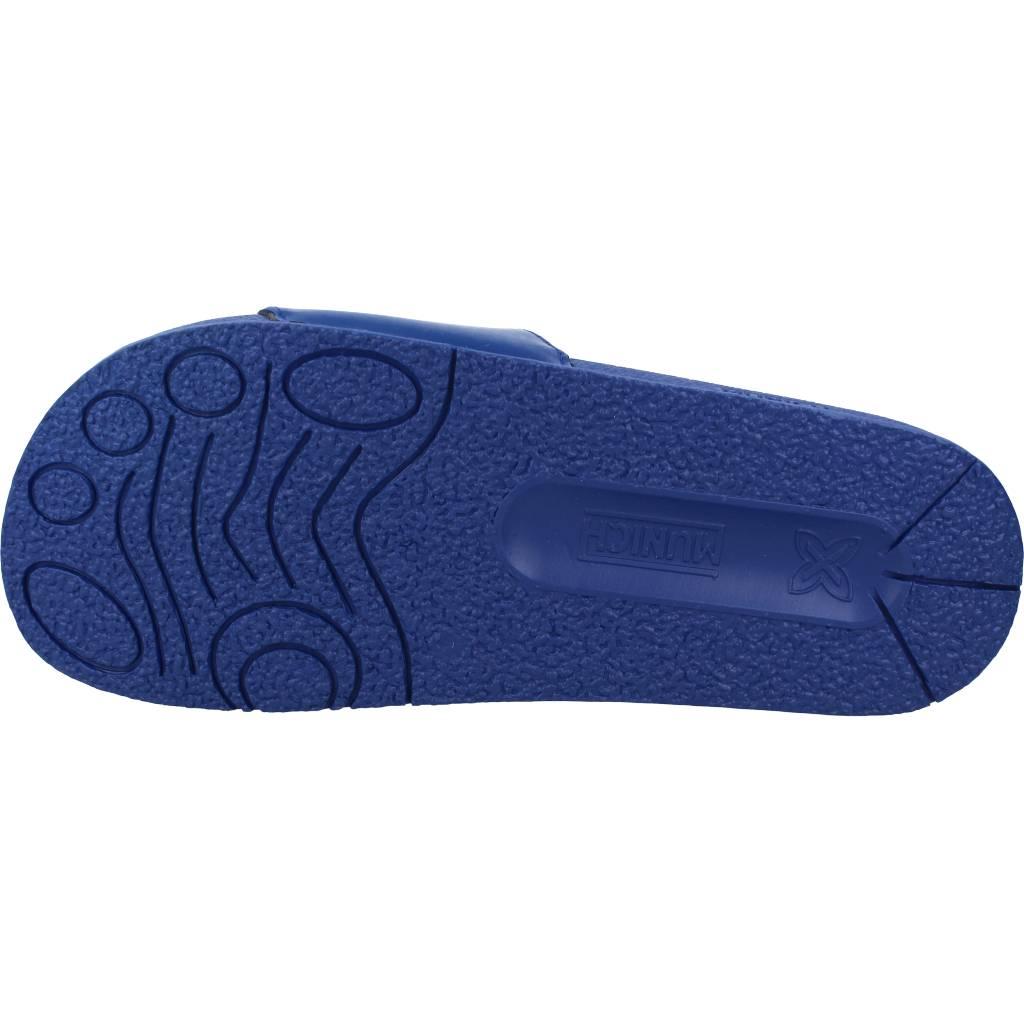 MUNICH FLAT SLIDER D LOGO en color AZUL (6)