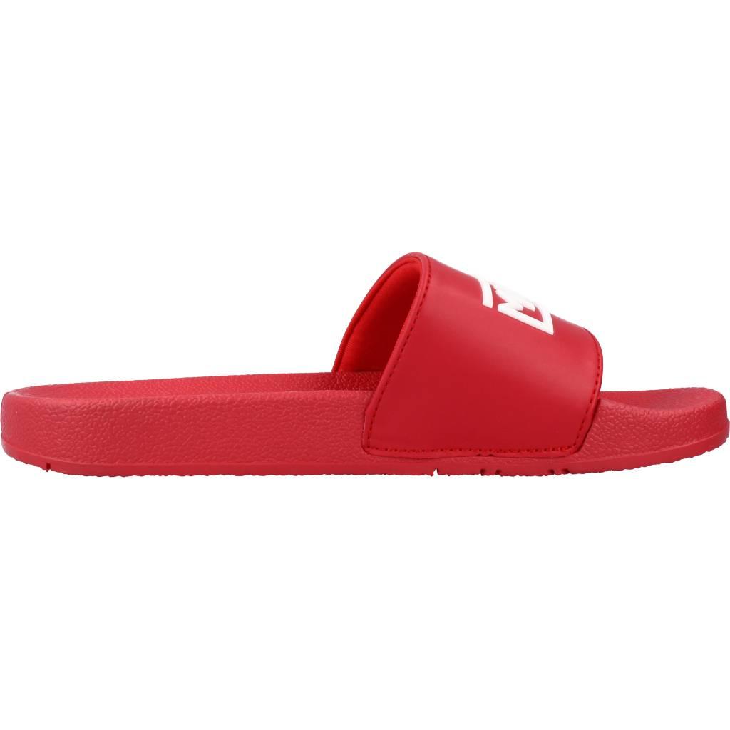 MUNICH FLAT SLIDER D LOGO en color ROJO (4)