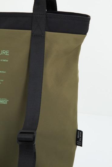 MUNICH M RECYCLED X TOTE BACKPACK en color VERDE (4)