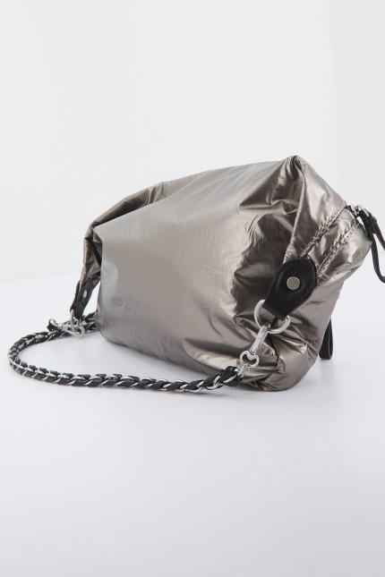 MUNICH M GLOSS FANNYPACK en color PLATA (2)