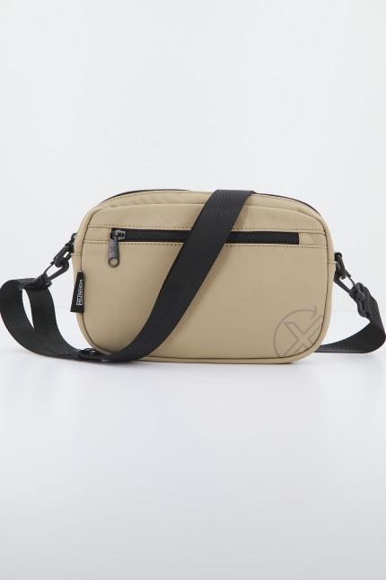 MUNICH M RECYCLED X CROSSBODY en color MARRON CLARO (1)