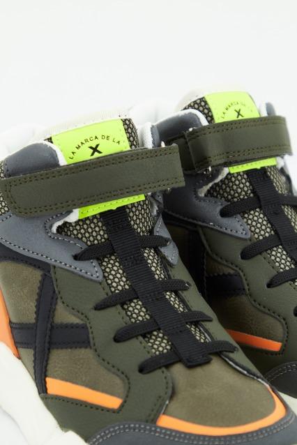 MUNICH MINI TRACK BOOT VCO en color VERDE (4)